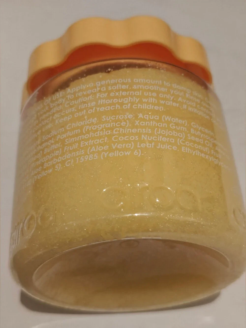 Ciroa Sugar Body Scrub Pineapple & Coconut Smooth & Hydrate 21.1 OZ New Sealed